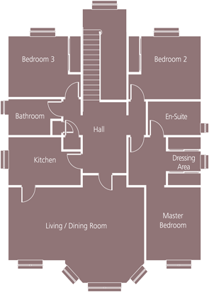 Villa Apartment Floor Plan